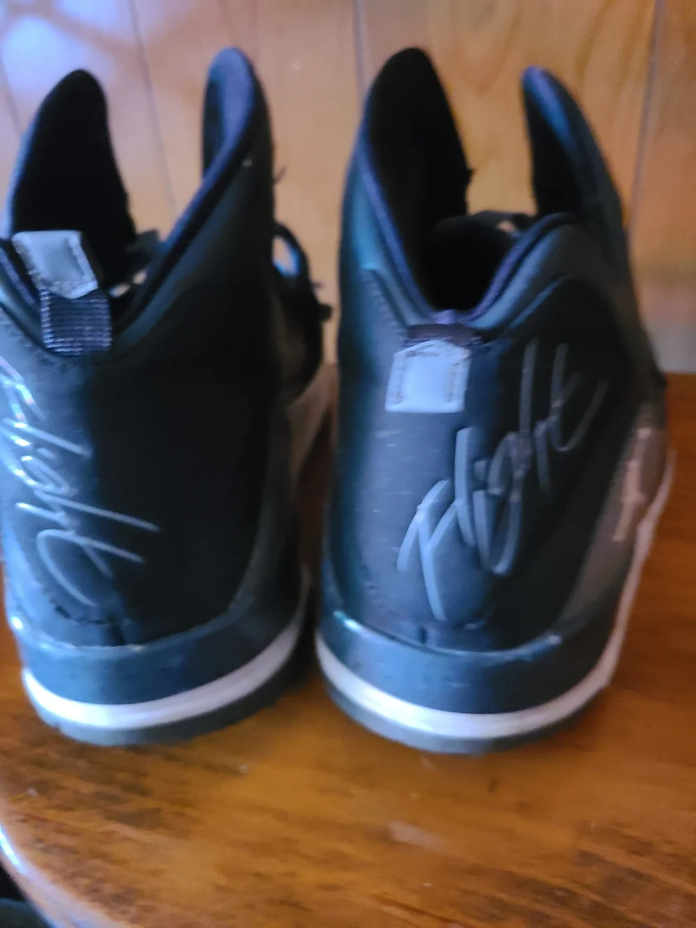 Jordan Men's High-Top Sneakers in Black and Gray Flight